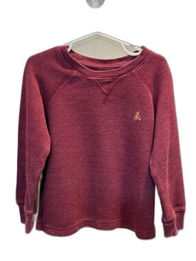 GAP baby (kids) Maroon Crewneck long sleeve with Small Embroidered Logo size 4
